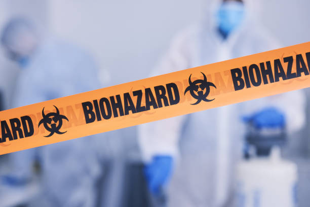 Professional Biohazard Cleanup technician working in North Yarmouth, ME